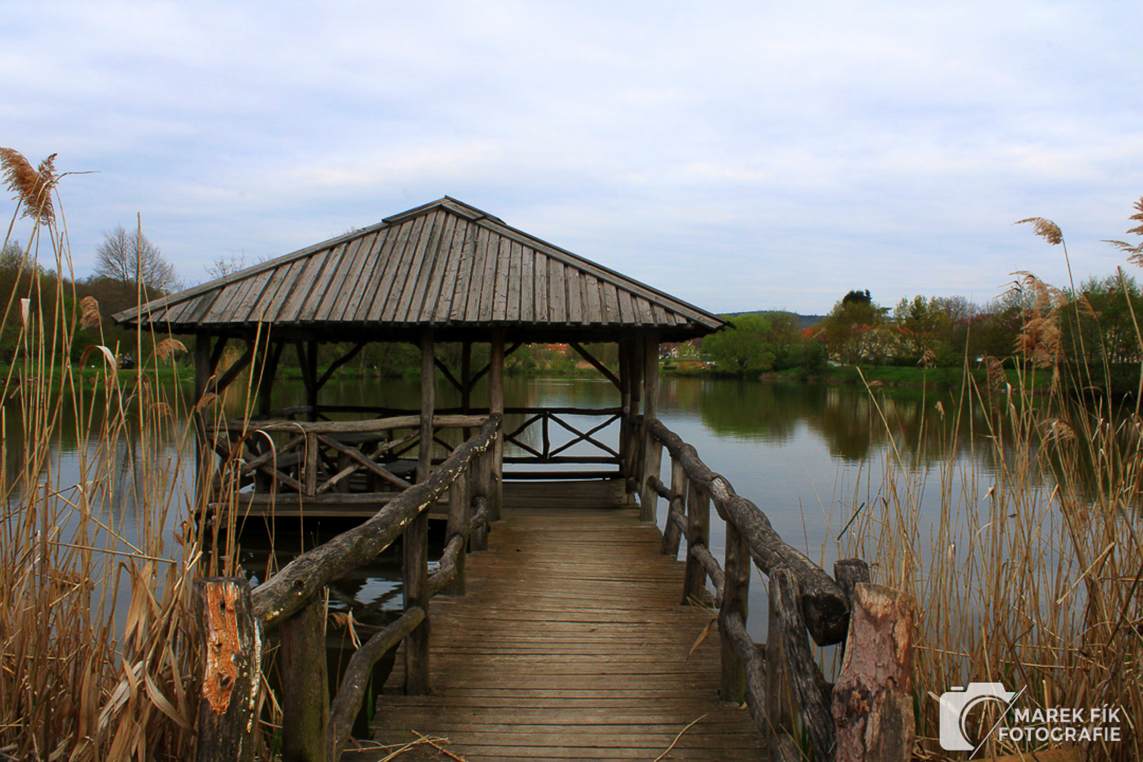 Altán ve městě Modrá